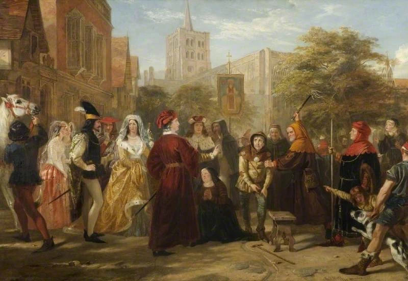 Enrico VI, parte seconda, atto II, scena 1 a St Albans - Northampton Museums & Art Gallery
